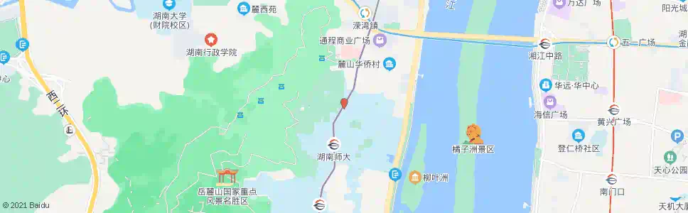长沙二里半_公交站地图_长沙公交_妙搜公交查询2025