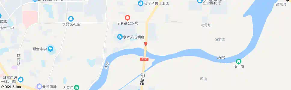 长沙沩丰坝大桥南_公交站地图_长沙公交_妙搜公交查询2025