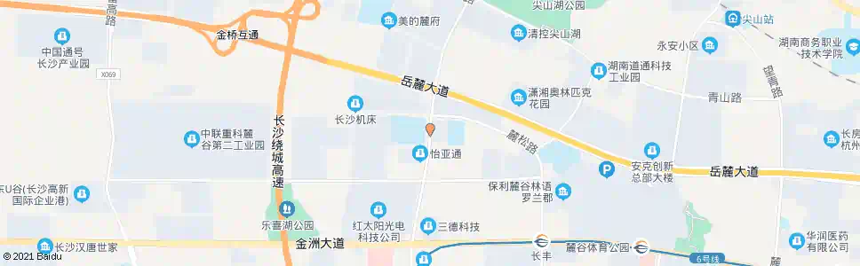 长沙东方红路麓松路口_公交站地图_长沙公交_妙搜公交查询2025