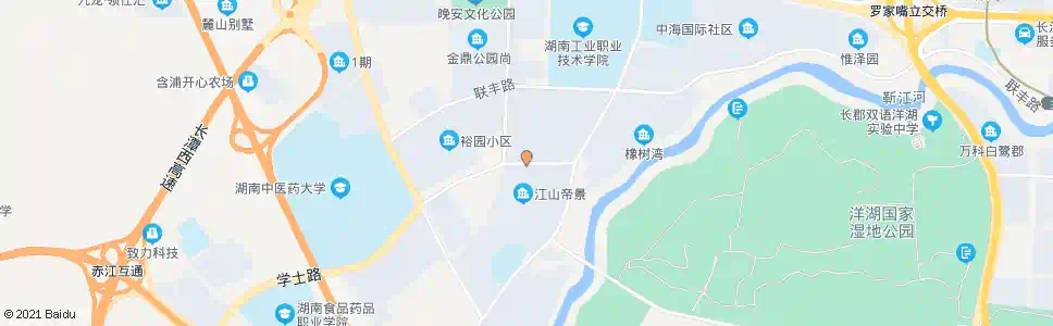长沙江山帝景公交首末站_公交站地图_长沙公交_妙搜公交查询2025