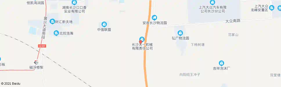 长沙看守所_公交站地图_长沙公交_妙搜公交查询2025