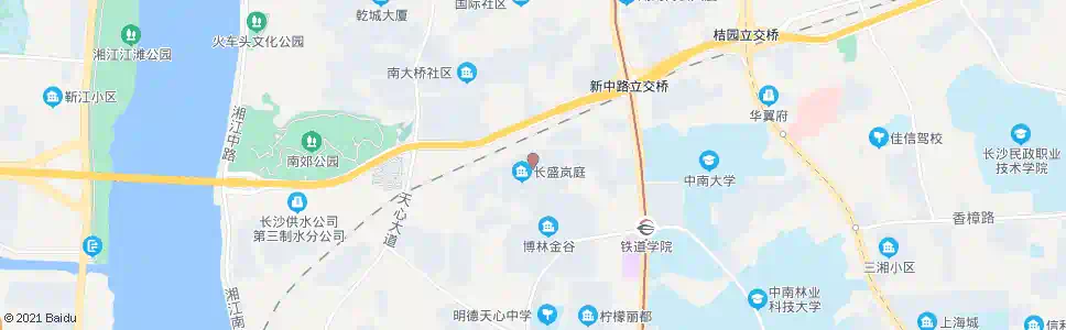 长沙长盛岚亭(滑油塘)_公交站地图_长沙公交_妙搜公交查询2025