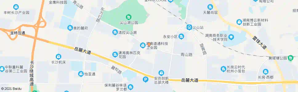 长沙青山路旺龙路口_公交站地图_长沙公交_妙搜公交查询2025
