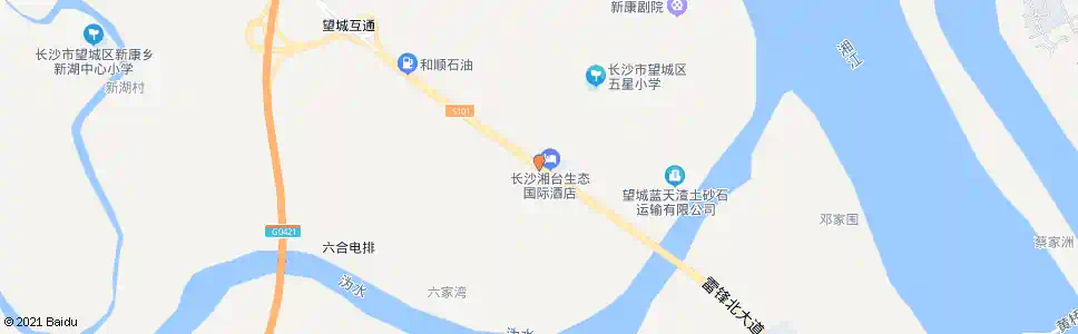 长沙新康乡政府_公交站地图_长沙公交_妙搜公交查询2025