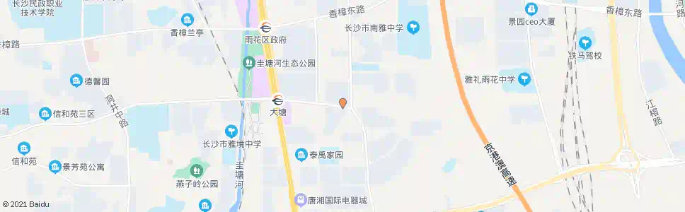 长沙木莲路沙湾路口_公交站地图_长沙公交_妙搜公交查询2025