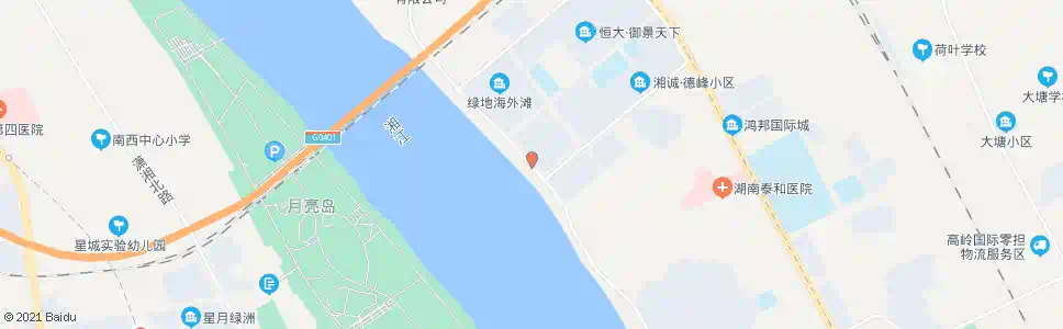 长沙湘江路新安路口_公交站地图_长沙公交_妙搜公交查询2025