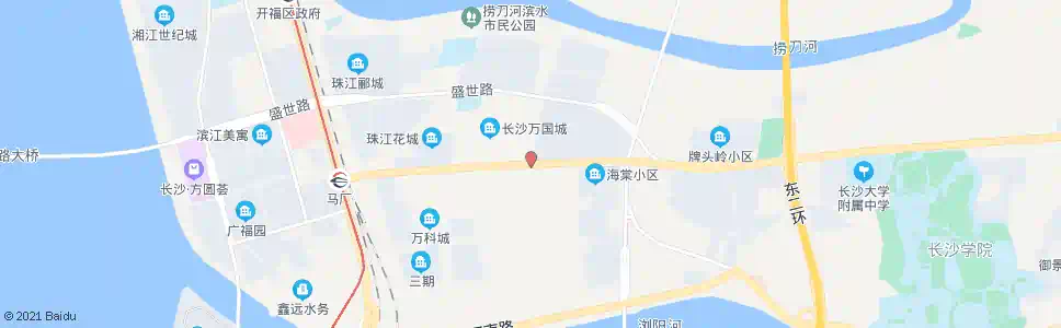 长沙段家大屋_公交站地图_长沙公交_妙搜公交查询2025