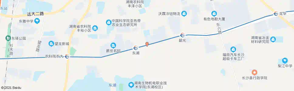 长沙西湖村(公交首末站)_公交站地图_长沙公交_妙搜公交查询2025