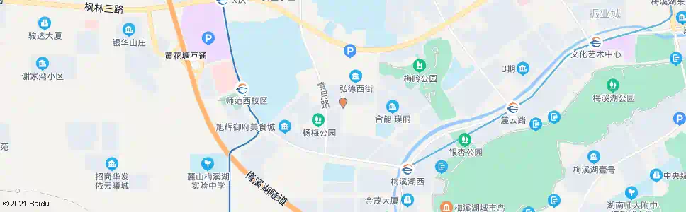 长沙听雨路沐风路口_公交站地图_长沙公交_妙搜公交查询2025