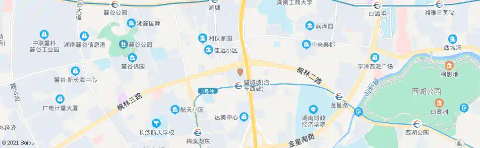 长沙汽车西站西_公交站地图_长沙公交_妙搜公交查询2025
