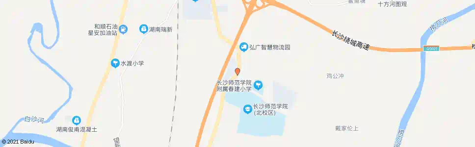 长沙桥湾_公交站地图_长沙公交_妙搜公交查询2025