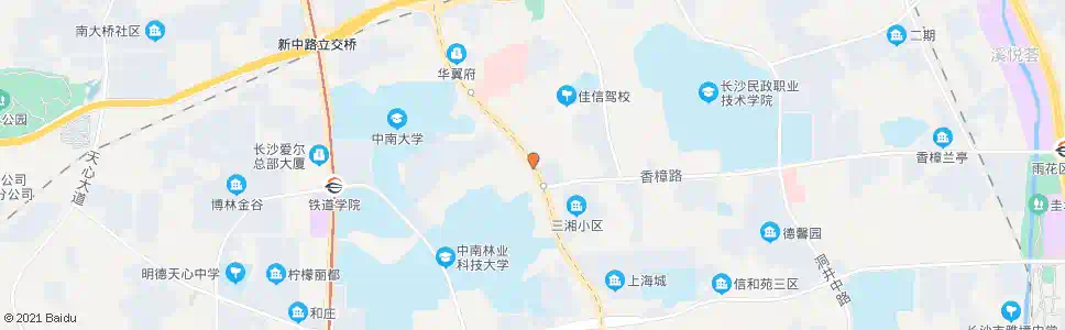 长沙潇湘晨报_公交站地图_长沙公交_妙搜公交查询2025
