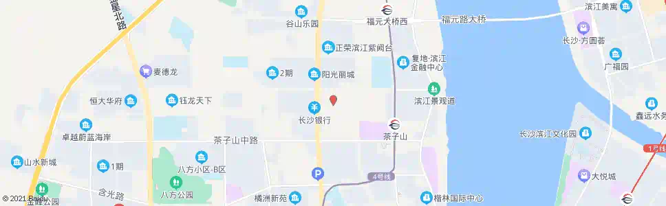 长沙茶子山小区_公交站地图_长沙公交_妙搜公交查询2025