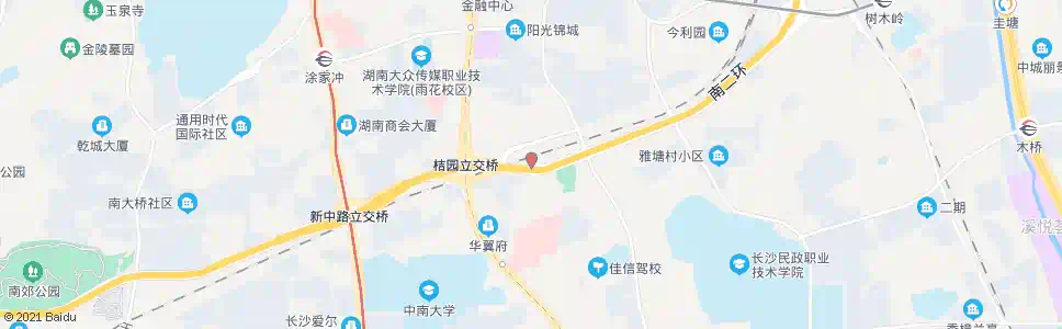 长沙桔园立交桥东_公交站地图_长沙公交_妙搜公交查询2025