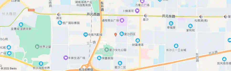 长沙聚鑫市场_公交站地图_长沙公交_妙搜公交查询2025