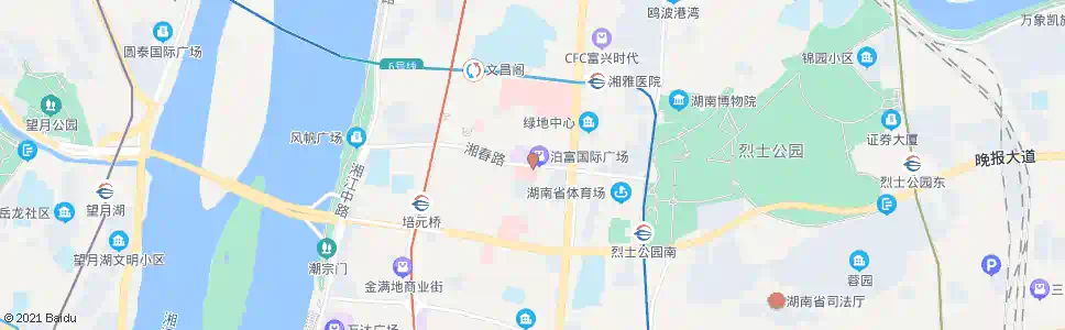 长沙省妇幼_公交站地图_长沙公交_妙搜公交查询2025