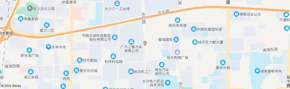 长沙广汽三菱_公交站地图_长沙公交_妙搜公交查询2025
