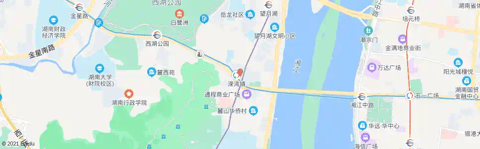 长沙溁湾镇_公交站地图_长沙公交_妙搜公交查询2025