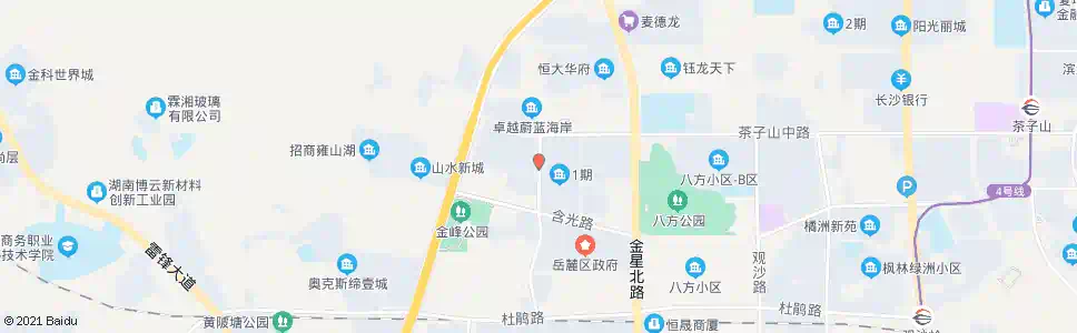 长沙王家咀_公交站地图_长沙公交_妙搜公交查询2025