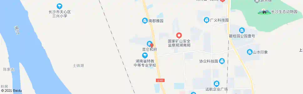 长沙市第七医院_公交站地图_长沙公交_妙搜公交查询2025