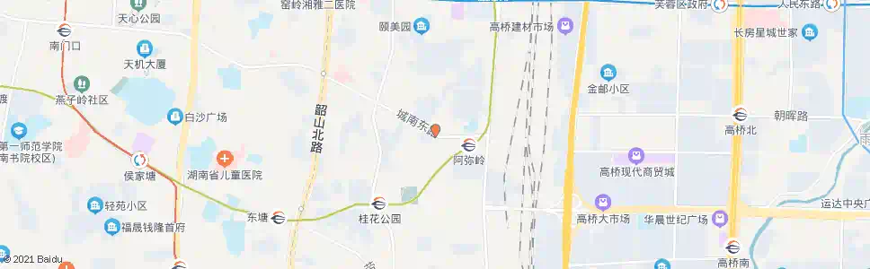 长沙阿弥岭路口_公交站地图_长沙公交_妙搜公交查询2025