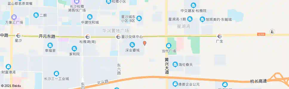 长沙睿城小区_公交站地图_长沙公交_妙搜公交查询2025