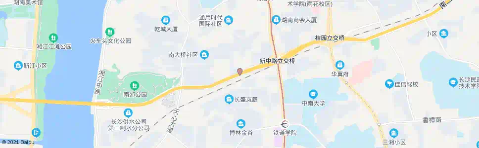 长沙丁家垅_公交站地图_长沙公交_妙搜公交查询2025