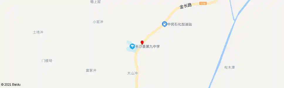 长沙县九中_公交站地图_长沙公交_妙搜公交查询2025