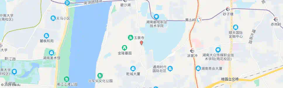 长沙殷家冲北_公交站地图_长沙公交_妙搜公交查询2025