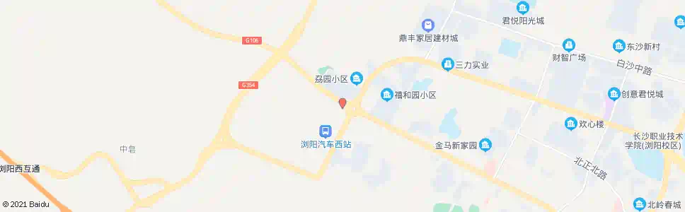 长沙花炮广场_公交站地图_长沙公交_妙搜公交查询2025