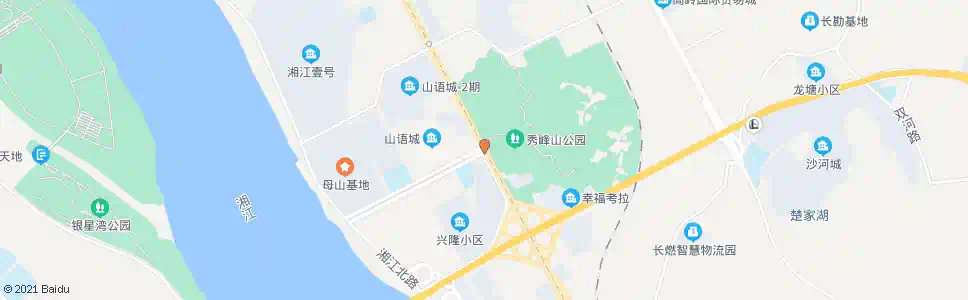 长沙戴家河_公交站地图_长沙公交_妙搜公交查询2025