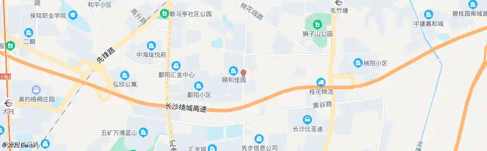 长沙金海路万芙路口_公交站地图_长沙公交_妙搜公交查询2025
