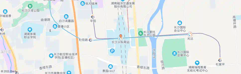 长沙人民路口南_公交站地图_长沙公交_妙搜公交查询2025