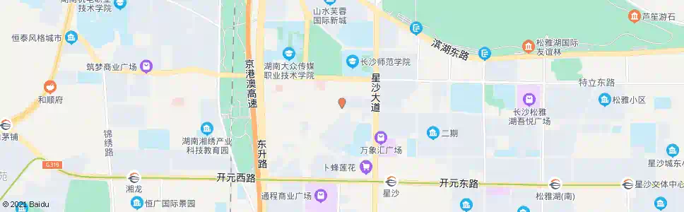 长沙传媒公寓_公交站地图_长沙公交_妙搜公交查询2025