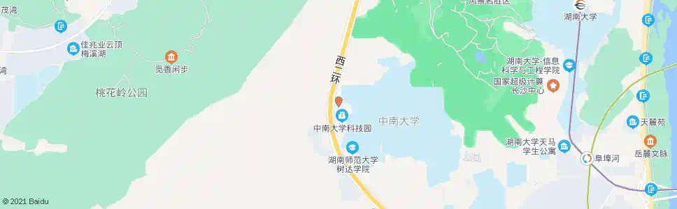 长沙桃花岭公交首末站_公交站地图_长沙公交_妙搜公交查询2025
