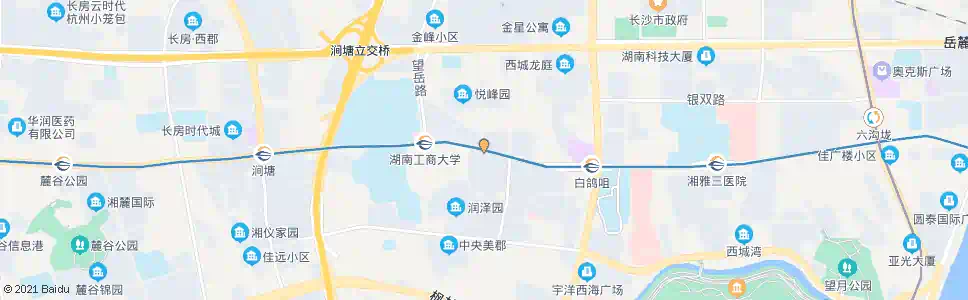 长沙咸嘉新村_公交站地图_长沙公交_妙搜公交查询2025