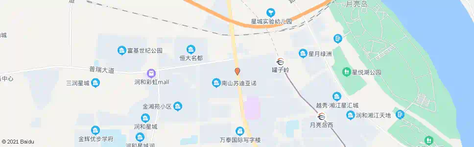 长沙南山苏迪亚诺_公交站地图_长沙公交_妙搜公交查询2025