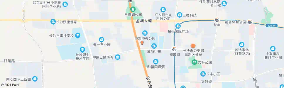 长沙谷苑路绕城高速路口_公交站地图_长沙公交_妙搜公交查询2025