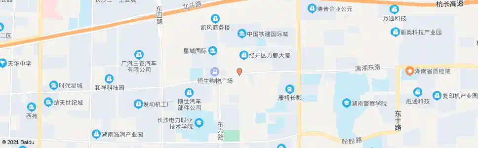 长沙东城名苑_公交站地图_长沙公交_妙搜公交查询2025