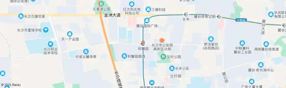 长沙和馨园_公交站地图_长沙公交_妙搜公交查询2025