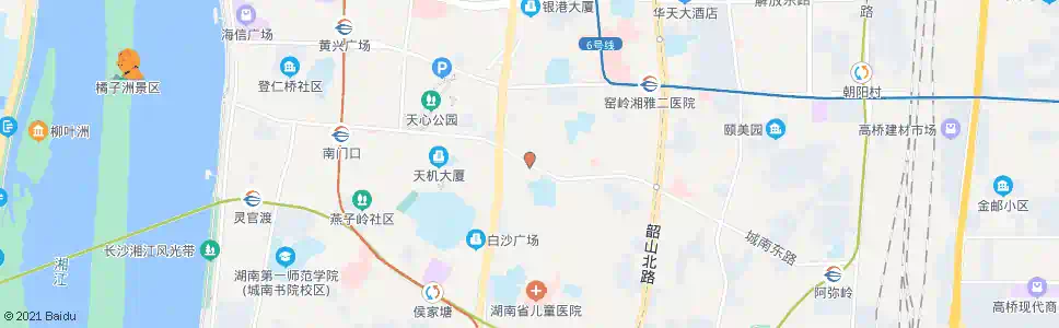 长沙市十一中_公交站地图_长沙公交_妙搜公交查询2025