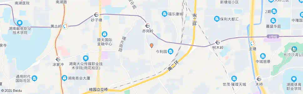 长沙茶园坡_公交站地图_长沙公交_妙搜公交查询2025