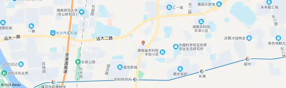 长沙大汉建材批发城(红旗路口)_公交站地图_长沙公交_妙搜公交查询2025
