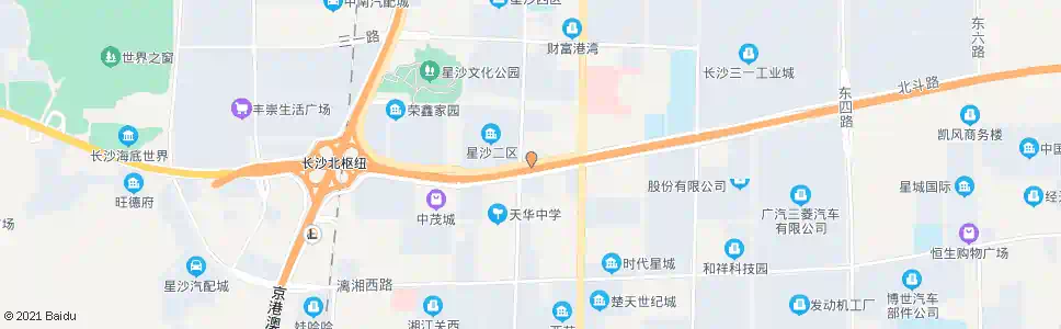 长沙星沙汽车站南_公交站地图_长沙公交_妙搜公交查询2025