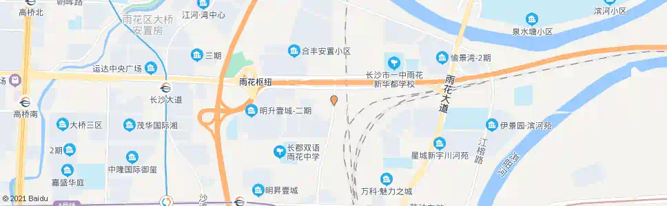 长沙花侯路长沙大道口_公交站地图_长沙公交_妙搜公交查询2025