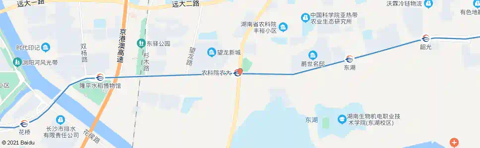 长沙红旗路人民东路口_公交站地图_长沙公交_妙搜公交查询2025