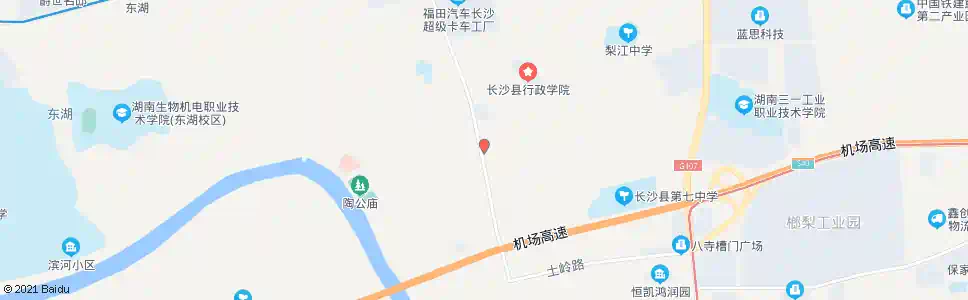 长沙东六路南二线路口_公交站地图_长沙公交_妙搜公交查询2025