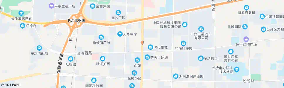 长沙可口可乐_公交站地图_长沙公交_妙搜公交查询2025
