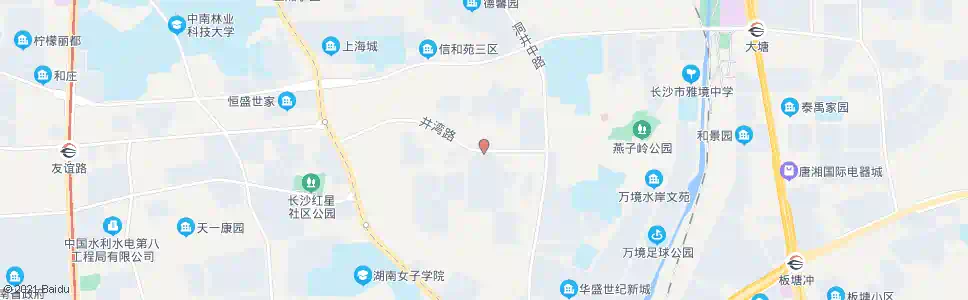 长沙张家屋场_公交站地图_长沙公交_妙搜公交查询2025