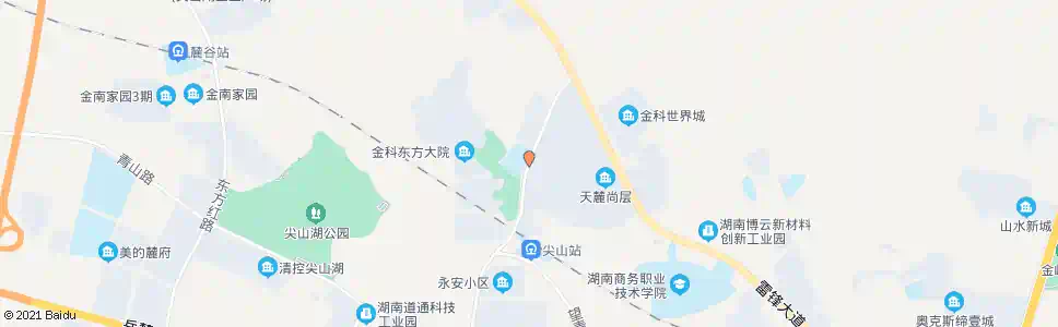 长沙金科湖湘公园_公交站地图_长沙公交_妙搜公交查询2025